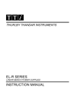 EL-R Series Instruction Manual