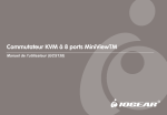 Commutateur KVM à 8 ports MiniViewTM