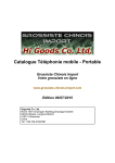 Catalogue Téléphonie mobile - Portable
