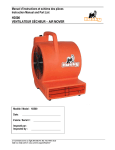 h3500 ventilateur sécheur – air mover