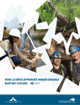 Rapport d`étape VDMD 2014 - The Mining Association of Canada