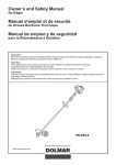 Owner`s and Safety Manual Manuel d`emploi et de sécurité Manual