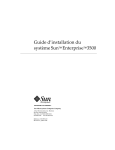 Sun Enterprise 3500 System Installation Guide - fr