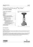 Vannes ES et EAS easy-e de Fisher CL125 à CL600