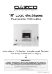 Logic Electrique Progress & Profil Guide Installation