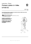 332711D E-Flo DC 4-Ball Pumps, Instructions/Parts