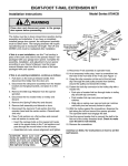 EIGHT-FOOT T-RAIL EXTENSION KIT