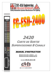 carte de sortie supervisionee 8 canals