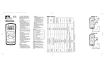 61-340 #61-342 Digital Multimeter Instruction Manual Ranges