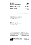 INTERNATIONAL STAN DARD CEI IEC