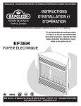 instructions d`installation et d`opération