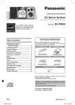 CD Stereo System - Panasonic Canada