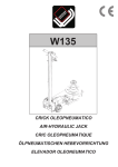 crick oleopneumatico air-hydraulic jack cric oleopneumatique