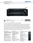 TX-SR313 Ampli-tuner home cin&eacute;ma 5.1 canaux