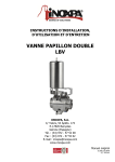 VANNE PAPILLON DOUBLE LBV