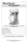 ICED TEA MAKER