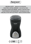 electric coffee grinder - use instructions • moulin a cafe