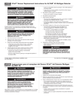 XCellTM Sensor Replacement Instructions for ALTAIR&reg; 4X