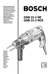 GSB 22-2 RE GSB 22-2 RCE - RS Components International
