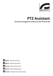 PTZ assistant, Manuel d`instruction