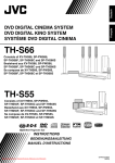 JVC TH-S55E Cinema Home Theatre System User Guide Manual