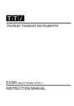 EX355 Instruction Manual