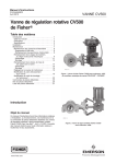 Vanne de régulation rotative CV500 de Fisherr