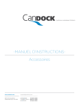 MANUEL D`INSTRUCTION - Les accessoires CANDOCK