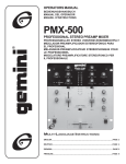 PMX-500 - CONRAD Produktinfo.