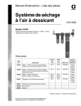 312125G, Desiccant Air Drying System, French