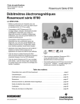 Débitmètres électromagnétiques Rosemount série 8700