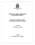 ÉTUDE SUR L`ARME À IMPULSIONS ÉLECTRIQUES TASER