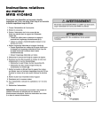 Instructions relatives au moteur MVIS 41C4842
