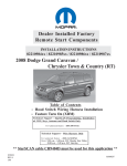 2008 Dodge Grand Caravan / Chrysler Town