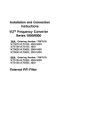 Installation and Connection Instructions External RFI Filter VLT