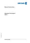 Manuel d`instructions Séparateur de transport CSP 5