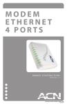 MODEM ETHERNET 4 PORTS - ACN Canada Products & Services