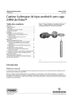 Capteur à plongeur de type sandwich sans cage 249W de Fisherr