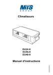 Climatiseurs Manuel d`instructions