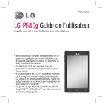 LG-P880g Guide de l`utilisateur