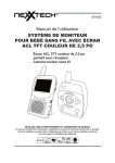 SYST&Egrave;ME DE MONITEUR POUR B&Eacute;B&Eacute; SANS FIL