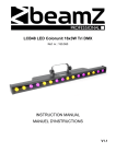 LCB48 LED Colorunit 16x3W Tri DMX INSTRUCTION