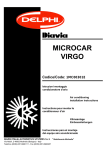 MICROCAR VIRGO Codice/Code: 1MC00301E