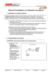 Manuel d`installation et d`utilisation du logiciel