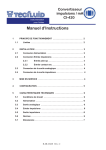 Manuel d`Instructions
