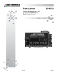 Instructions 95-6533 - Det-Tronics - Detector Electronics Corporation.