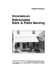 DURASOL CHAMBERLAIN AWNING OWNERS MANUAL