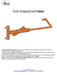 Outil d`alignement laser