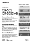 CR-555 CR-555DAB