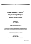 Biotechnology Explorer Empreintes protéiques - Bio-Rad